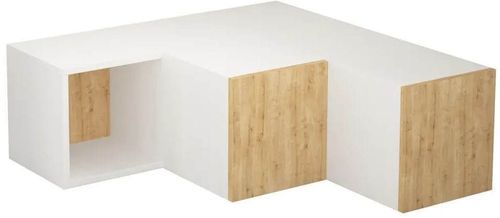 cumpără Comodă TV Trendy Compact, alb, stejar 90x32x92cm în Chișinău 