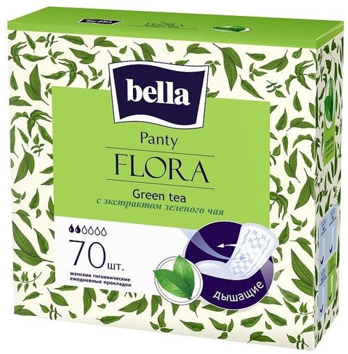 Прокладки ежедневные Bella Panty Flora Green Tea (70 шт) 