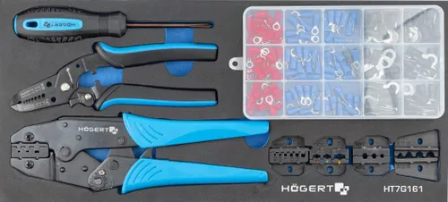 купить Система хранения инструментов Hoegert HT7G050 Тележка инструментальная с 7 ящиками (544 инструмента) в Кишинёве 