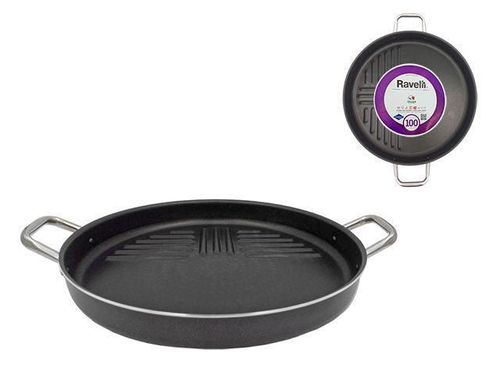 купить Сковорода Ravelli 38603 гриль N100 36cm, 2 ручки в Кишинёве 