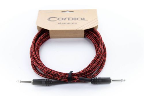 купить Кабель для музыкального инструмента CORDIAL EI 1,5 PP-Tweed RED в Кишинёве 
