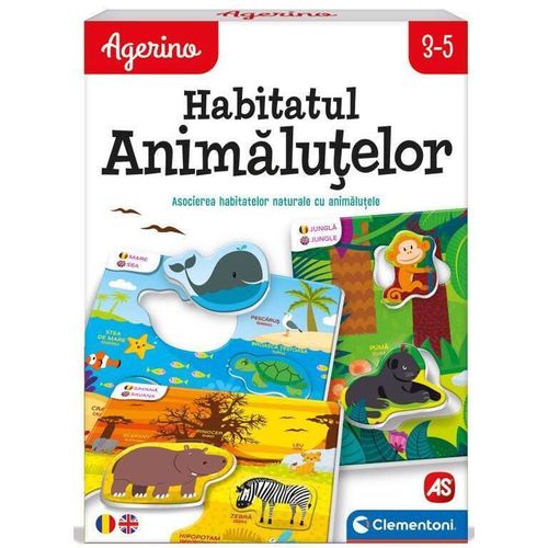 cumpără Joc educativ de masă Agerino 1024-50844 Agerino Unde traiesc animalele în Chișinău 