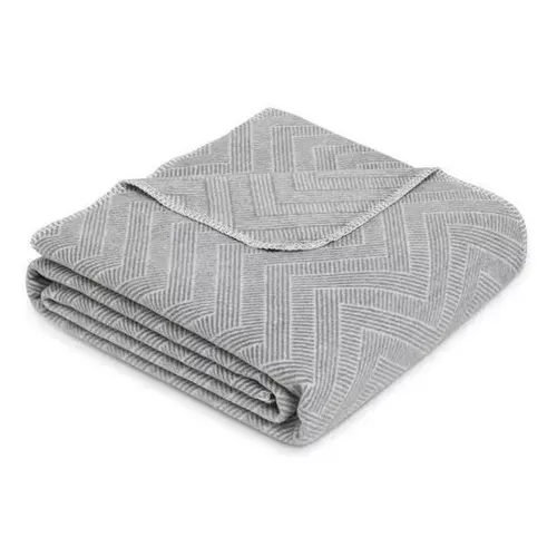 cumpără Cuvertură Ibena 1111/800 Jacquard Decke Nazca 150x200 Grey în Chișinău 