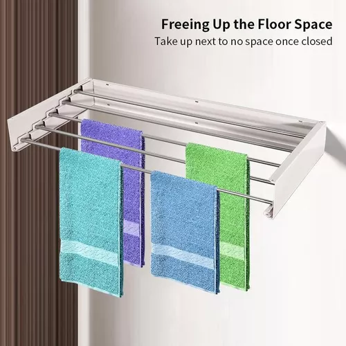 купить Сушилка для белья miscellaneous RM11 montat pe perete 80x40x10cm, metal, alb в Кишинёве 