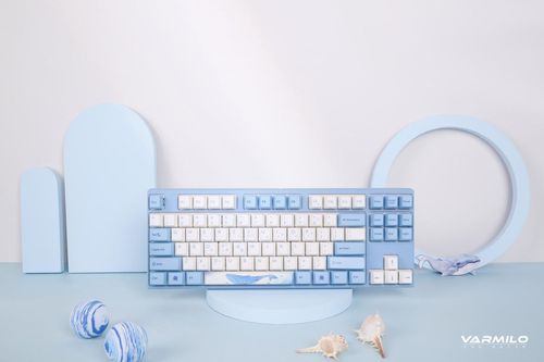 купить Клавиатура Varmilo VEA87 Sea Melody Cherry Mx Red Multicolor (Eng/Rus) в Кишинёве 