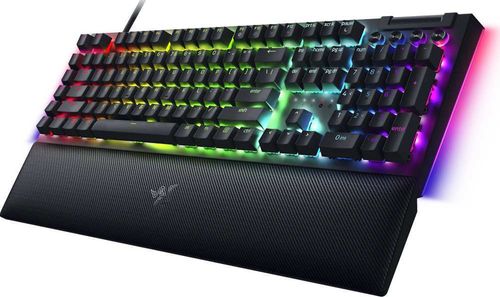 купить Клавиатура Razer RZ03-04692500-R3R1 Mechanical BlackWidow V4 (Yellow Switch) RU Layout в Кишинёве 