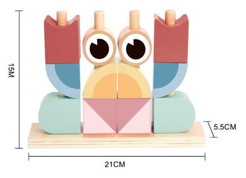 купить Головоломка Tooky Toy TH847N Jucărie Set Blocuri pentru joc, 60653 в Кишинёве 