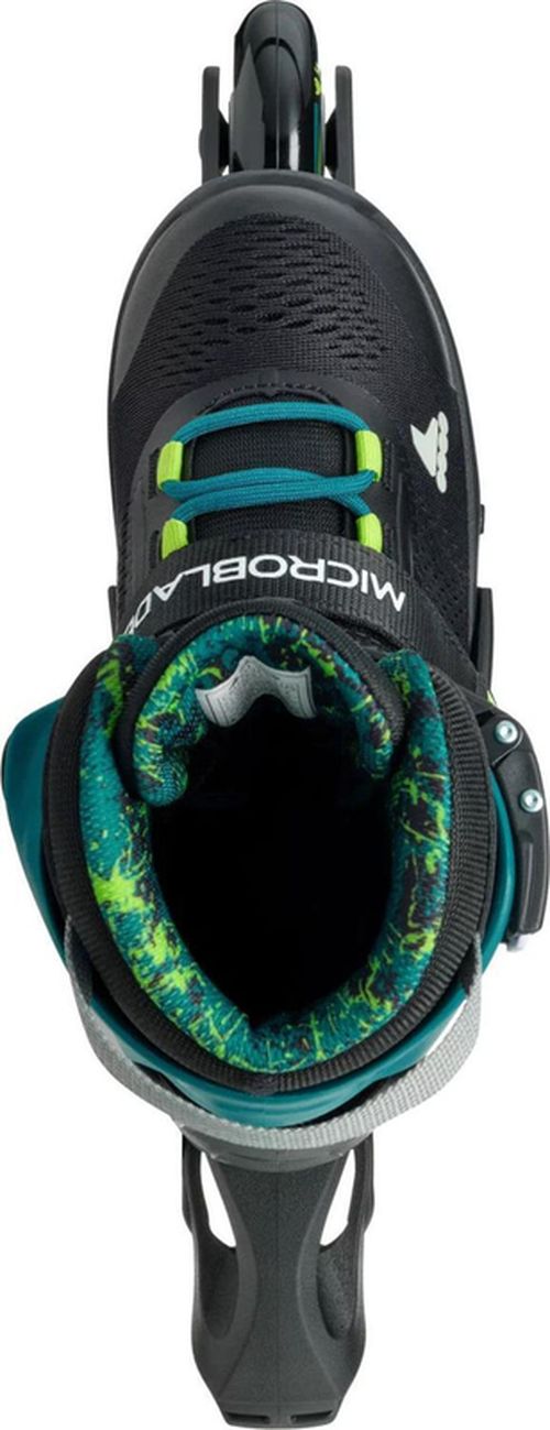 cumpără Role Rollerblade 86B0751520NG02 MICROBLADE XT Nero/Verde Petrolio Size 28-32 în Chișinău 