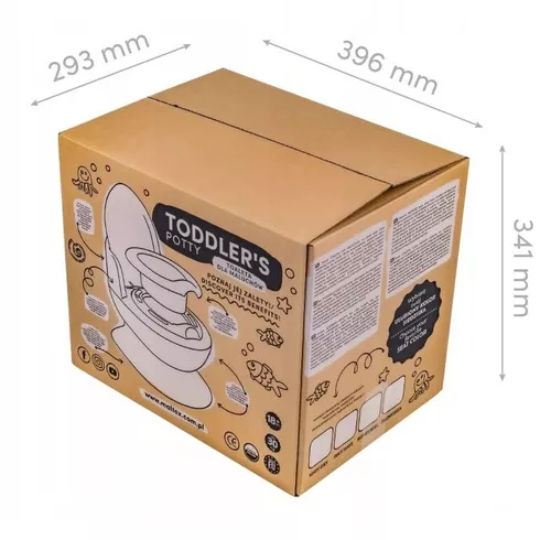 cumpără Oală Maltex Toaletă Potty pentru copii White/Grey în Chișinău 
