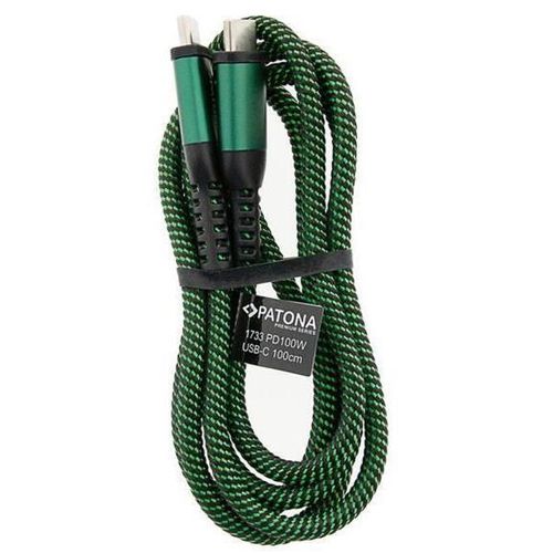 купить Кабель для моб. устройства Patona 1733, PD 100W USB-C to USB-C Cable E-Marker в Кишинёве 