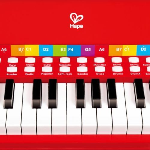 cumpără Jucărie muzicală Hape E0630 Pian electric cu lumini și taburet în Chișinău 