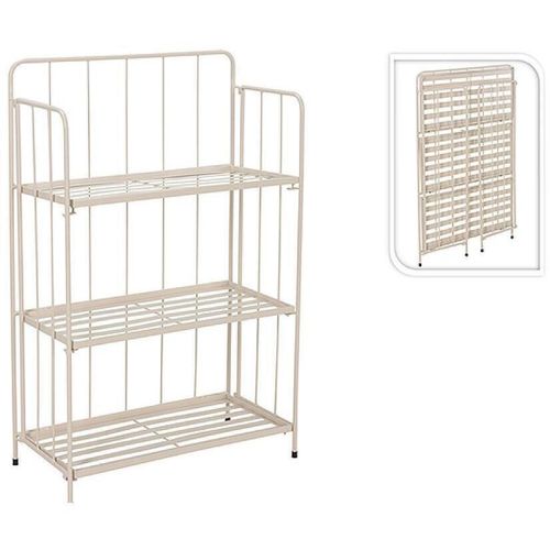 купить Подставка для цветов ProGarden 33808 Etajera pentru flori cu 3 niveluri Dungi 58x27x90cm, alb в Кишинёве 