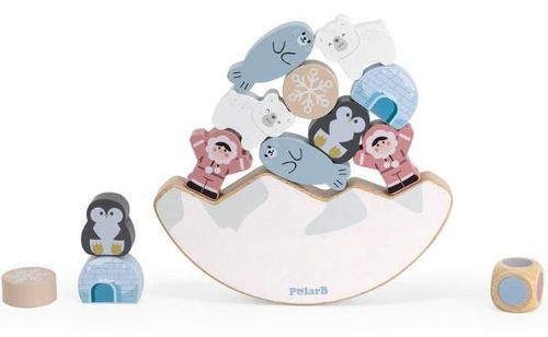 купить Настольная игра Viga 44234 Joc de masă de echilibru Animale arctice в Кишинёве 