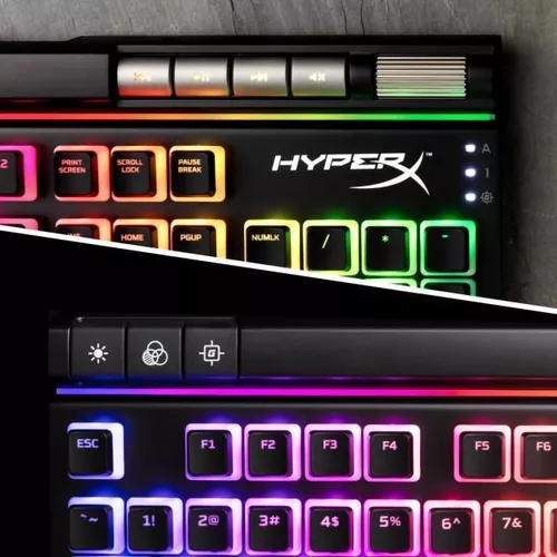 cumpără Tastatură HyperX HKBE2X-1X-RU/G/4P5N3AX#ACB, Alloy Elite II RGB, Red switch în Chișinău 