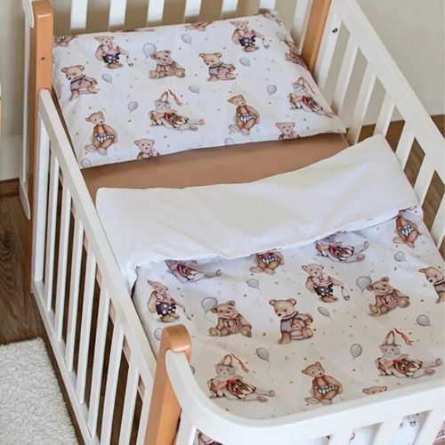 cumpără Lenjerie de pat pentru copii Veres VR 153.1.52 Медведи цирковые (90x110/40x60) (3ед.) în Chișinău 