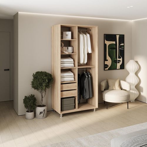 cumpără Dulap my-STYLE C10H1T06BM03-U11, 100x210, дуб сонома în Chișinău 