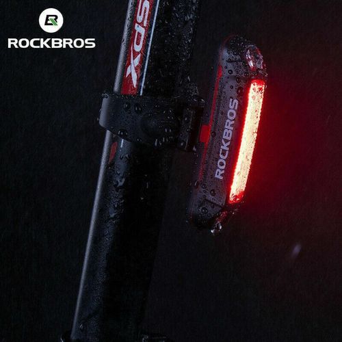 купить Аксессуар для велосипеда Rockbros A54BK Lanterna spate pentru bicicleta, 6 moduri de iluminare в Кишинёве 