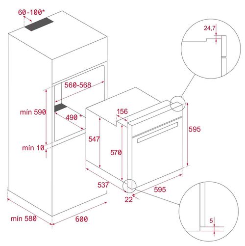 cumpără Cuptor electric încorporabil Teka HLB 8400 FBK în Chișinău 