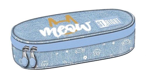 купить Школьный пенал St.RIGHT 57854 Penar 23x9.5x6cm, Meow Mood в Кишинёве 