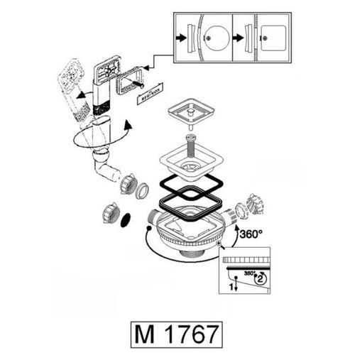 купить Сифон для кухонной мойки Reginox R22252 Wastekit Texas в Кишинёве 
