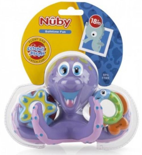 купить Игрушка для купания Nuby ID6144 Игрушка д/ванной Осьминог 18+ в Кишинёве 