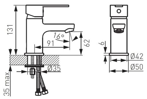 купить Смеситель для умывальника Ferro SAVIO BSV2 в Кишинёве 