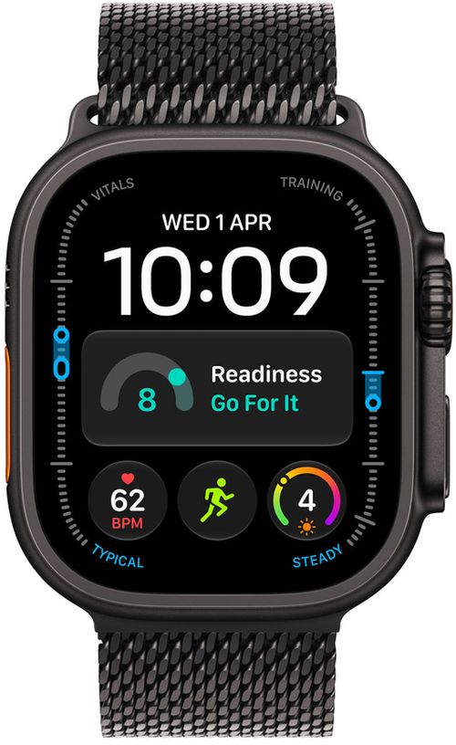cumpără Ceas inteligent Apple Watch Ultra 4 GPS Cellular 49mm Black Titanium Case with Black Titanium Milanese Loop M MJAV4 în Chișinău 