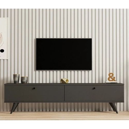 cumpără Comodă TV Trendy Suport TV, Paris, Antracit, 160x40x25cm în Chișinău 