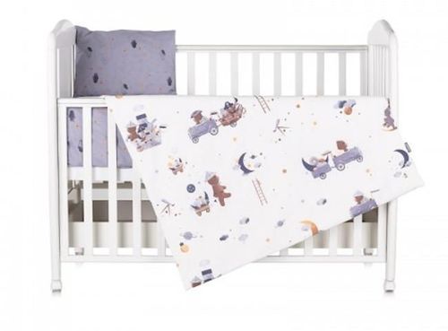 cumpără Lenjerie de pat pentru copii Chipolino Winnie SPCET502501 astronaut (5-ед) în Chișinău 