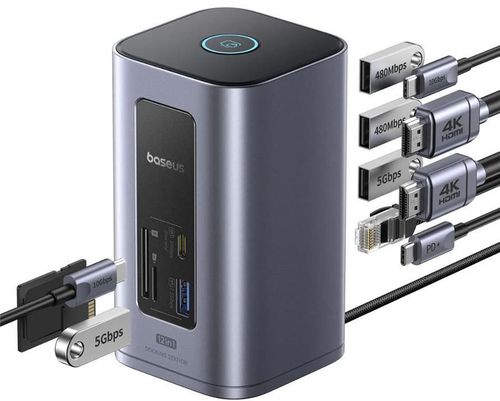 купить Переходник для IT Baseus B00568103813-00 Nomos NU1 Air Win 12-in-1 в Кишинёве 