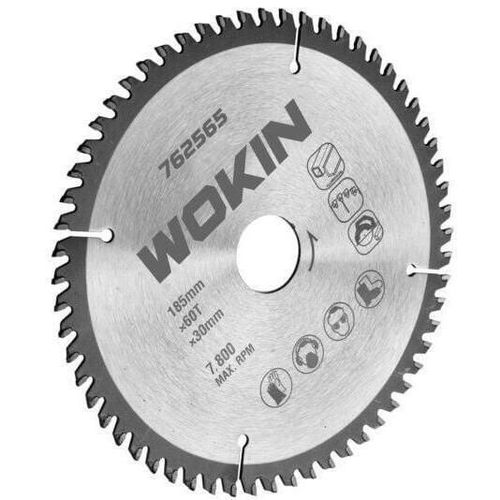 купить Диск отрезной Wokin Диск для резки алюминия 185x30x60T (762565) в Кишинёве 