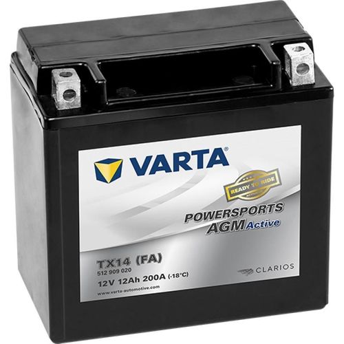 купить Автомобильный аккумулятор Varta 12V 12AH 200A(EN) клемы 1 (150x87x146) YTX14-BS AGM (512909020I312) в Кишинёве 