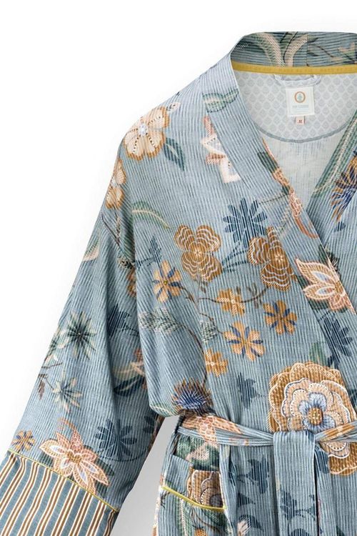 купить Домашний текстиль Pip Studio 51.510.894 Noa Kimono Safari Bloom Blue S Blue в Кишинёве 