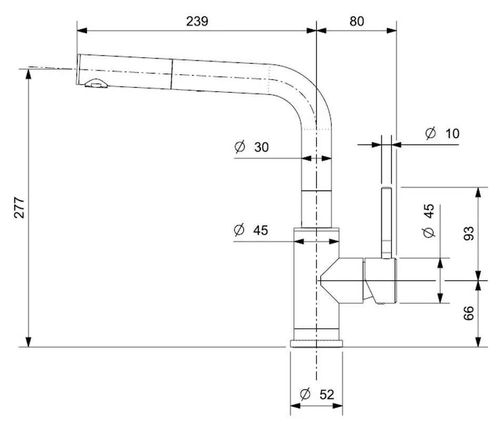 купить Смеситель кухонный Reginox R34583 Palm в Кишинёве 