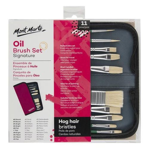 cumpără Set de creație Mont Marte BMHS0031 Set de periute Oil Paint 11 buc în Chișinău 