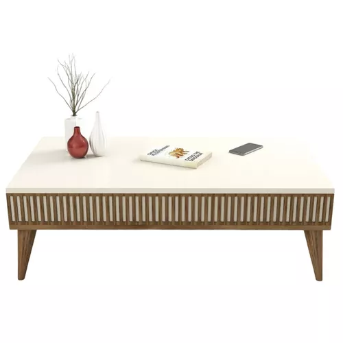 cumpără Măsuţă cafea Trendy Milano, Nuc, Crem în Chișinău 