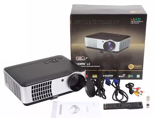 купить Проектор ASIO LED RD806 Projector, 5.8" LCD TFT, 2800 lumens, 1500:1, 1280 x 800, 720P/1080P, LED Lamp 140W, Lamp Life: 50000 hours, Picture size: 1.25m - 5m, Projection Distance: 1.5 - 8 m, Speakers 2x3W, 2xHDMI/2xUSB/VGA/AV/Audio Out ( proiector / проектор) в Кишинёве 