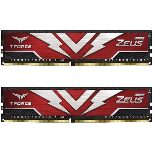 cumpără 32GB DDR4 Dual-Channel Kit Team Group T-Force Zeus TTZD432G3200HC20DC01 32GB (2x16GB) DDR4 PC4-25600 3200MHz CL20, Retail (memorie/память) în Chișinău 