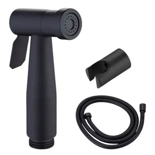 cumpără Baterie pentru bideu Hydro S Aquafix 24, set duș igienic și furtun 1.2m, inox, negru (0103242) în Chișinău 