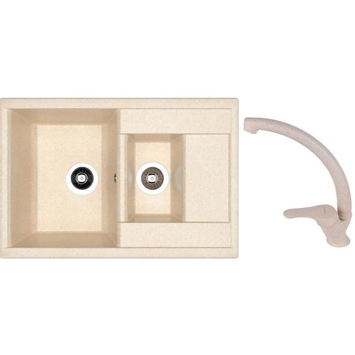 купить Мойка кухонная со смесителем Dr.Gans Astra 760K + SanDonna F 1069 bej в Кишинёве 