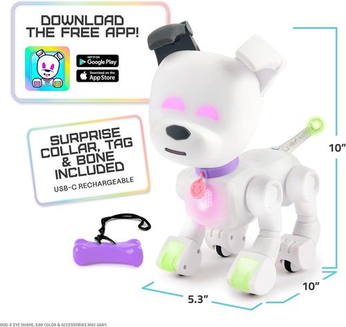 cumpără Jucărie cu telecomandă Wow Wee MINTiD DOG-E 1691W Interactive puppy în Chișinău 