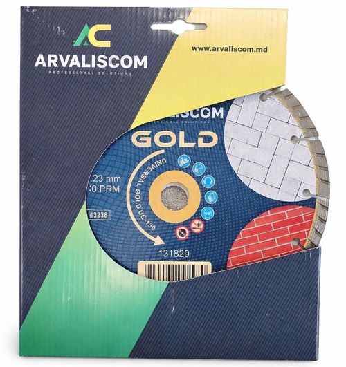 cumpără Disc de tăiere Arvaliscom 131829 Disc diamantat Universal GOLD 230x22.23 UC130 în Chișinău 