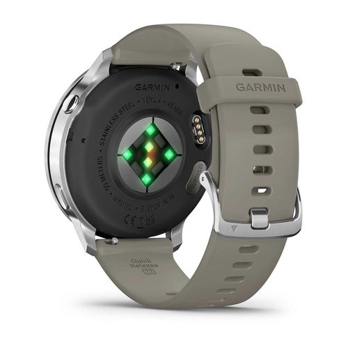 купить Фитнес-трекер Garmin Venu 4 - 45 mm, Silver bezel with silver gray silicone band в Кишинёве 