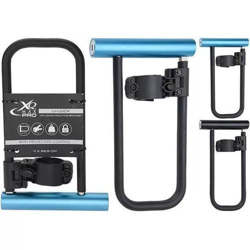 купить Аксессуар для велосипеда XQMAX 47088 Замок велосипедный U-форма 22.5x11cm, 2 ключа в Кишинёве 