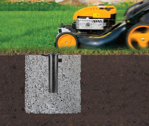 купить Сушилка для белья Brabantia 32 32 01 Essential 40m, Ground Tube, Cover в Кишинёве 