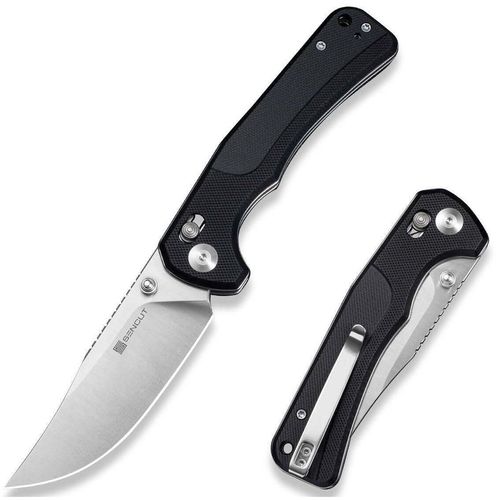 купить Нож походный Sencut S25001-1 Slybolt, G10 negru, Crossbar Lock в Кишинёве 
