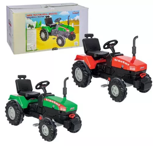 купить Транспорт для детей Pilsan 07294 Педальный трактор SUPER, 2 цвета в Кишинёве 