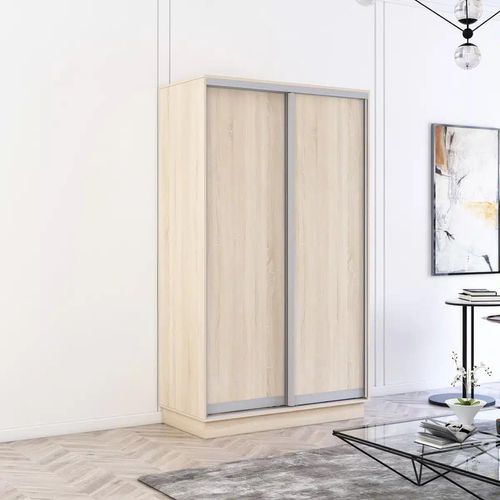 cumpără Dulap Mobildor-Lux Fox uși glisante din PAL (110x60x220H cm) Sonoma în Chișinău 