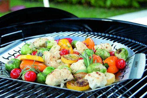 купить Товар для пикника Weber W6678 Tava din inox Premium Grilling Gasket 37x27cm в Кишинёве 