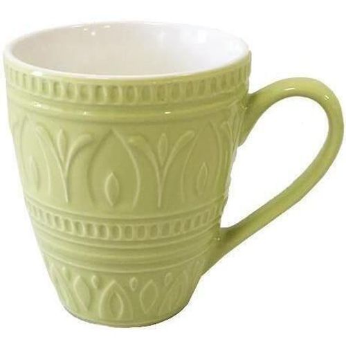 купить Чашка Tognana 39474 Чашка 420ml Relief Verde, конус в Кишинёве 